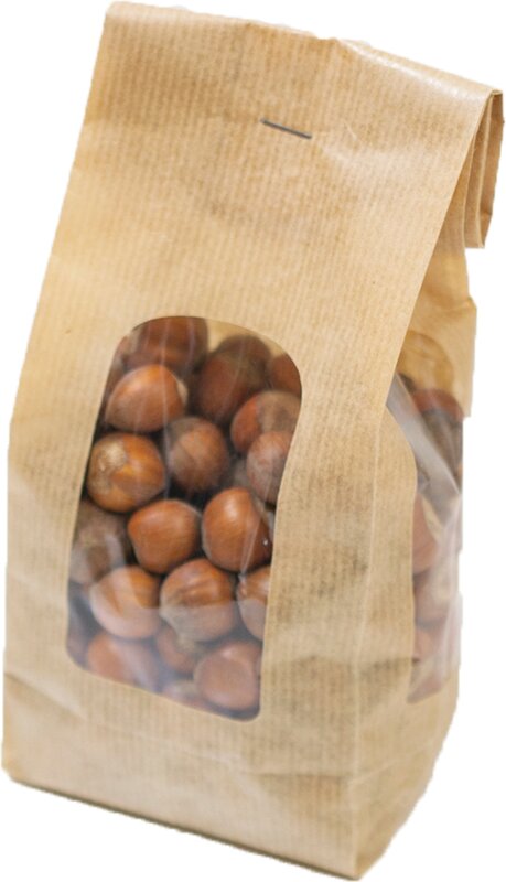 Nocciole in guscio, sacchetto